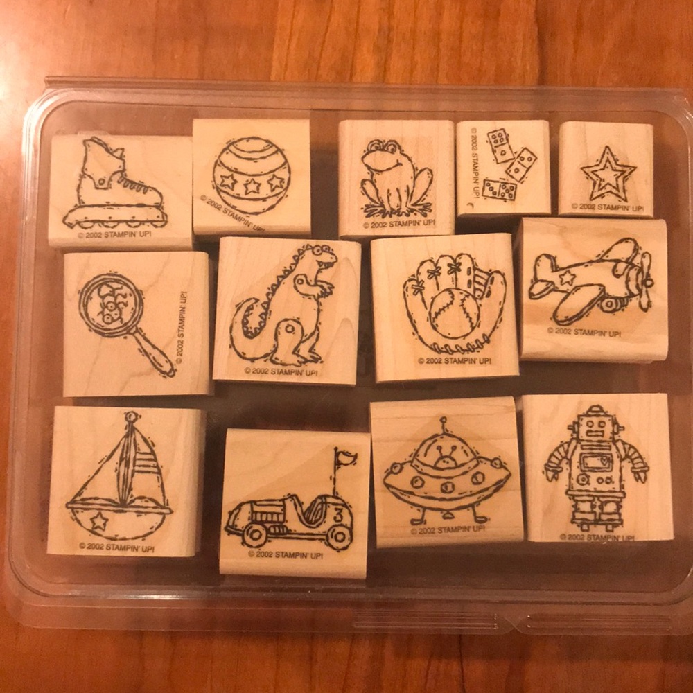 NIB Stampin Up “Toy Box” stamp set
